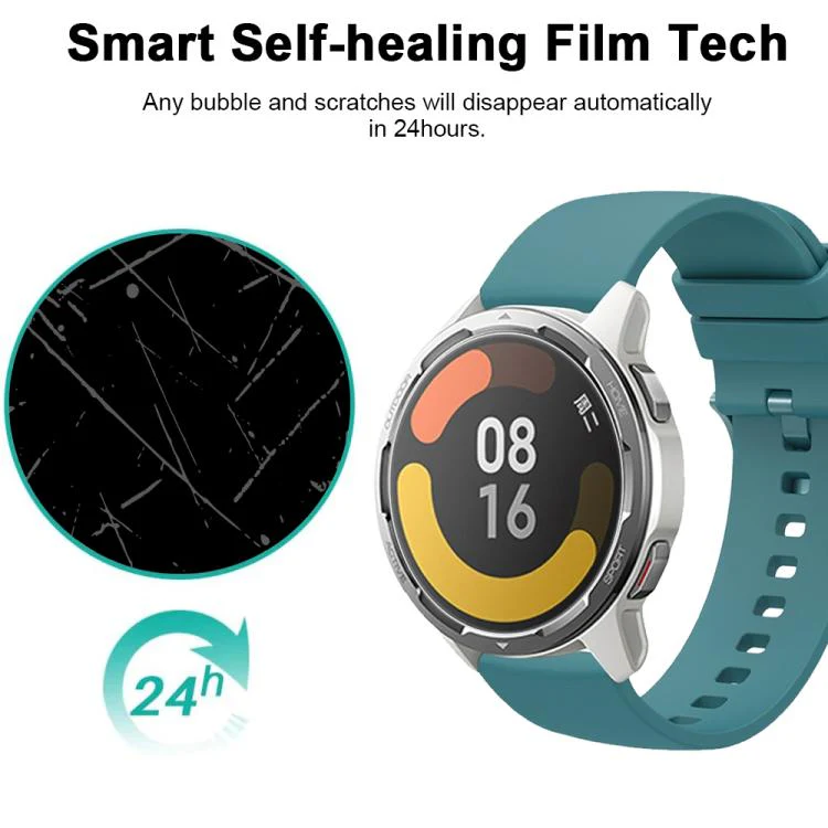 For Xiaomi Watch Color 2 5pcs xDfind Soft Hydrogel Film Full Cover Watch Front Protector - Image 4