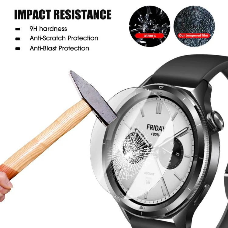 For Xiaomi Watch Color 2 Full-Screen Anti-Fingerprint HD Positioning Easy Installation Watch Tempered Glass Film - Image 8