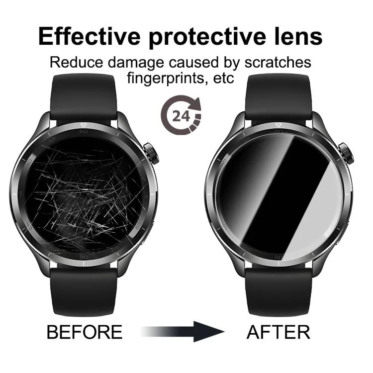 For Xiaomi Watch Color 2 Full-Screen Anti-Fingerprint HD Positioning Easy Installation Watch Tempered Glass Film - Image 9