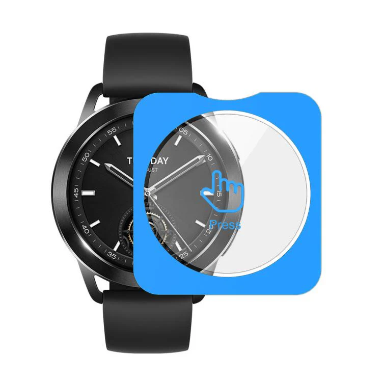 For Xiaomi Watch S3 Full-Screen Anti-Fingerprint HD Positioning Easy Installation Watch Tempered Glass Film