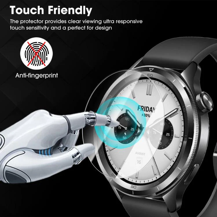 For Xiaomi Watch S3 Full-Screen Anti-Fingerprint HD Positioning Easy Installation Watch Tempered Glass Film - Image 4