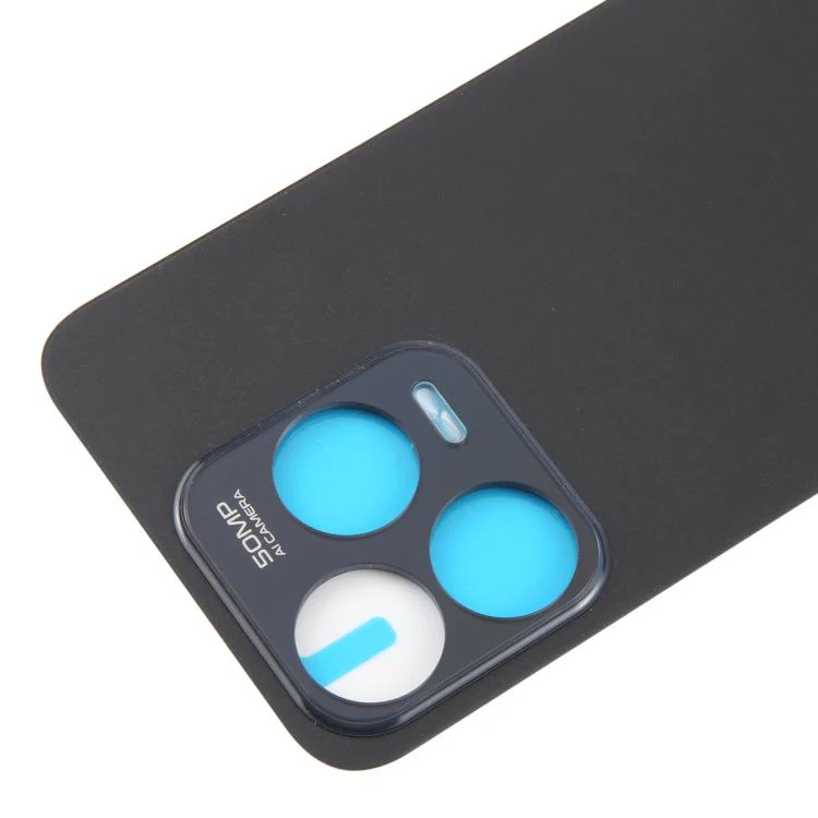 For ZTE Blade V70 Design Glass Battery Back Cover with Adhesive(Black) - Image 5