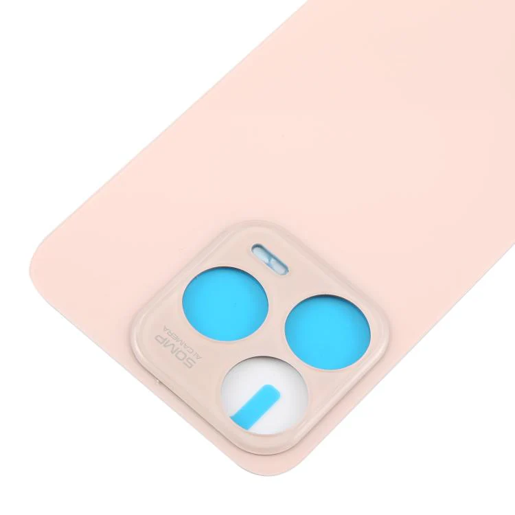 For ZTE Blade V70 Design Glass Battery Back Cover with Adhesive(Pink) - Image 5