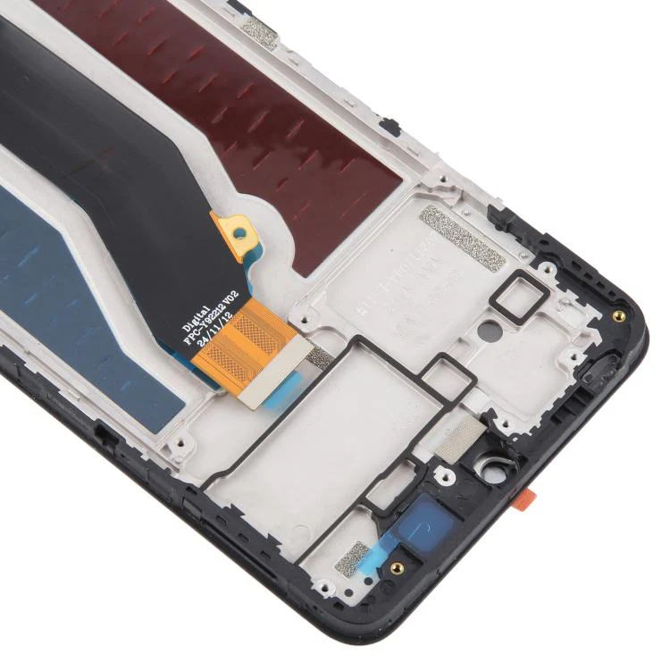 For ZTE Blade V70 Max LCD Screen Digitizer Full Assembly with Frame (Black) - Image 5
