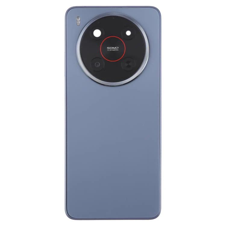 For ZTE Blade V70 Max Plastic Battery Back Cover with Middle Frame / Camera Lens Cover(Purple) - Image 2