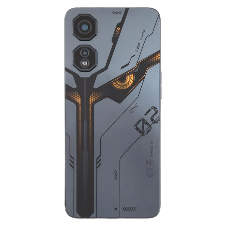 For ZTE nubia Neo 2 Z2352N Plastic Battery Back Cover with Camera Lens Frame(Gray) - Image 2