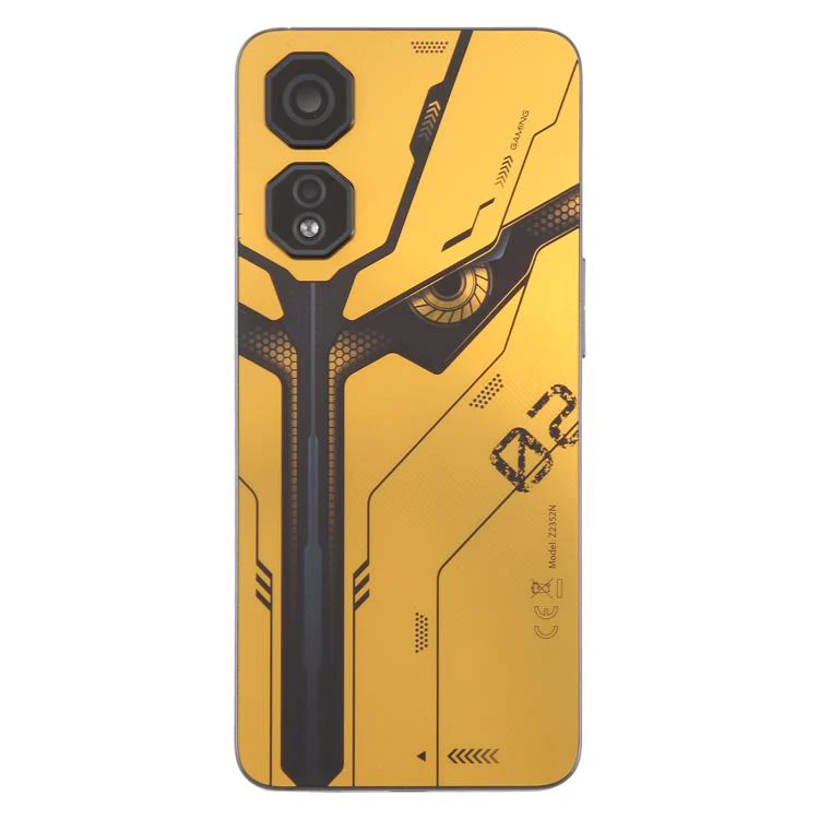 For ZTE nubia Neo 2 Z2352N Plastic Battery Back Cover with Camera Lens Frame(Yellow) - Image 2