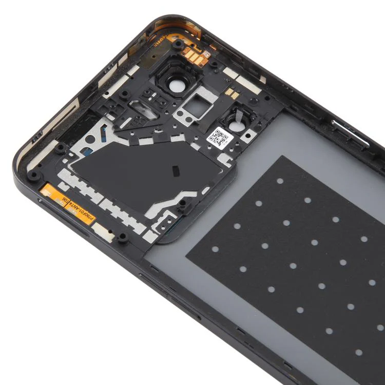 For ZTE nubia Neo 3 Plastic Battery Back Cover with Middle Frame / Camera Lens Cover(Black) - Image 5