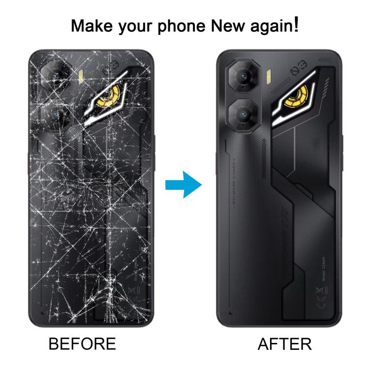 For ZTE nubia Neo 3 Plastic Battery Back Cover with Middle Frame / Camera Lens Cover(Silver) - Image 6