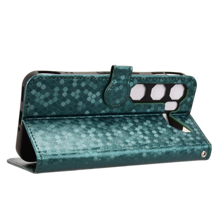For ZTE nubia Neo 5 GT 5G Honeycomb Dot Texture Leather Phone Case(Green) - Image 5