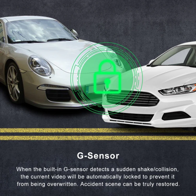 Front and Rear Dual Camera HD InfraredNight Vision Car Dash Cam Driving Recorder - Image 5