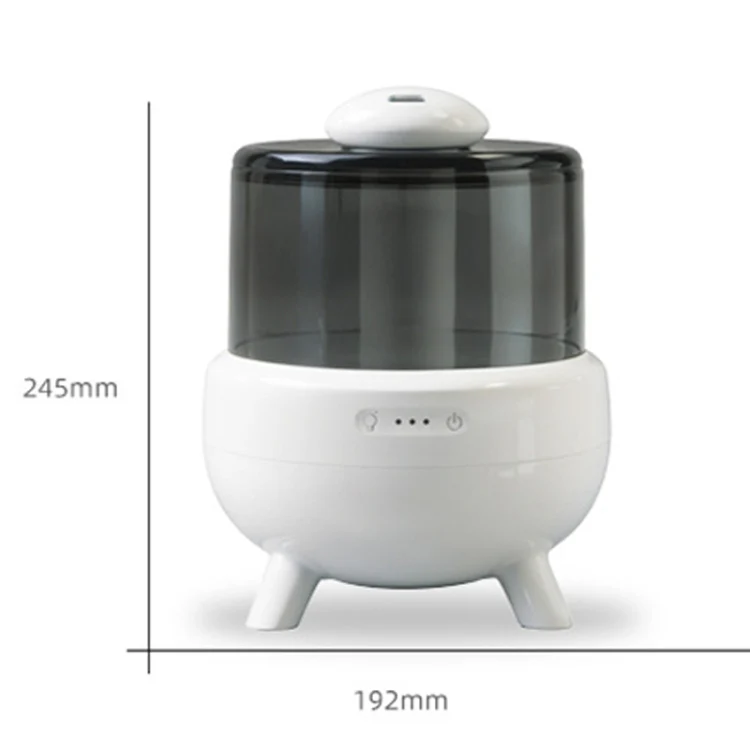 FS102 2L Ultrasonic Aromatherapy Colorful Night Light Desktop Humidifier, Spec: EU Plug(White) - Image 2