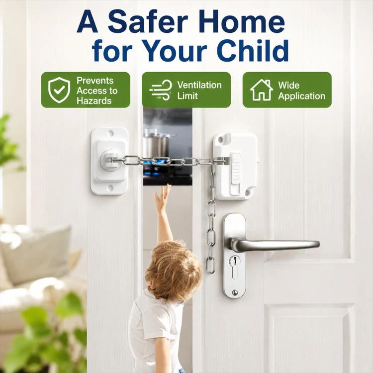 FT756 Multifunctional Child Safety Locks Adjustable Door and Window Limiters(White) - Image 4