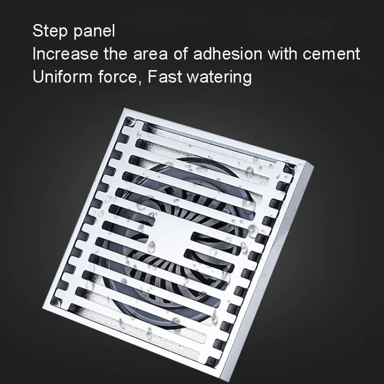 Full Copper Odor Proof Floor Drain, Style: K7002 Gold Dual Use+Magnetic Suspension - Image 5