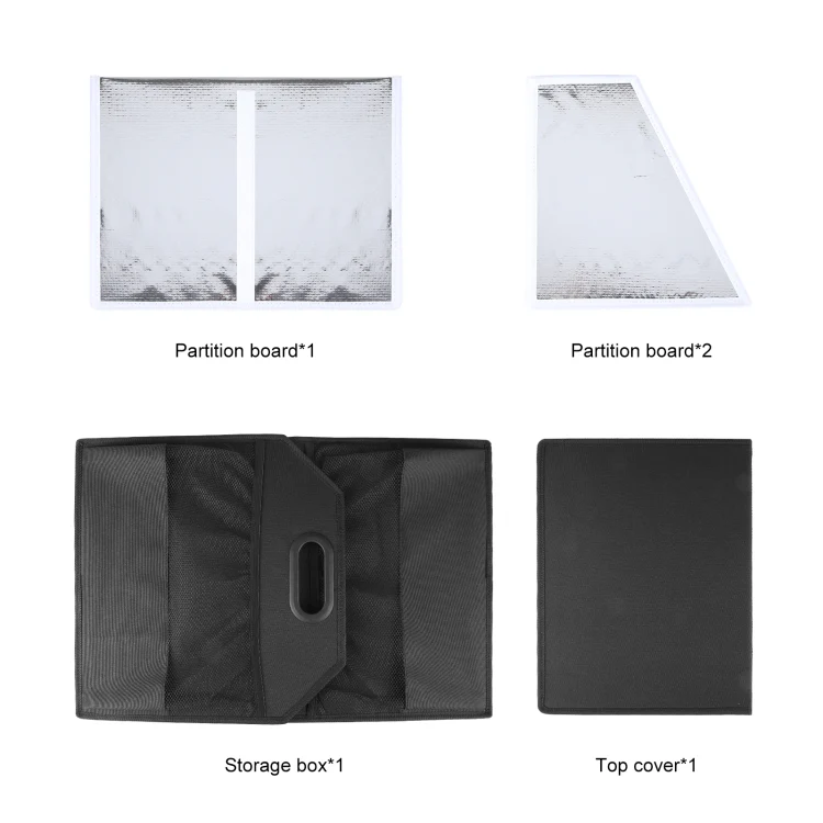 FunAdd Foldable Storage Fresh Box Vehicle Trunk Organizer Bag Transportation Fresh-keeping Box (Black) - Image 12