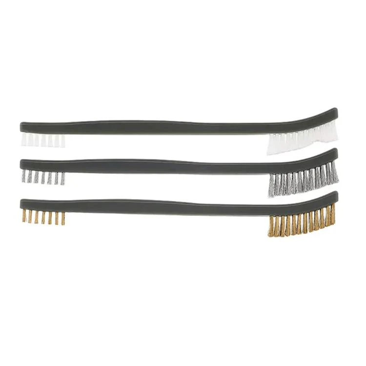 G122 3-Piece Set Dual-Ended Cleaning Brush For Removing Dirt Rust - Image 2