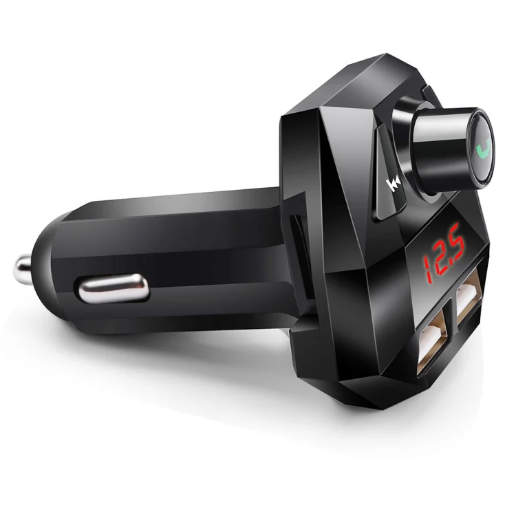 G18 Car Bluetooth Hands-Free MP3 Player Dual USB Bluetooth Charge FM Transmitter Bluetooth Receiver(Black) - Image 3