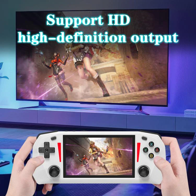 G33 4.3-inch IPS OLED Handheld Game Console Supports Two-Player Battles, External TF card:64G(Green) - Image 6