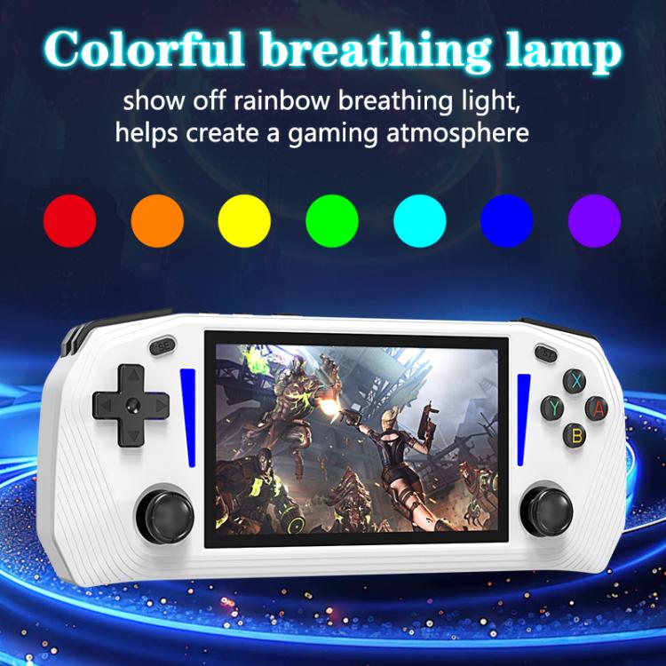 G33 4.3-inch IPS OLED Handheld Game Console Supports Two-Player Battles, External TF card:64G(White) - Image 7