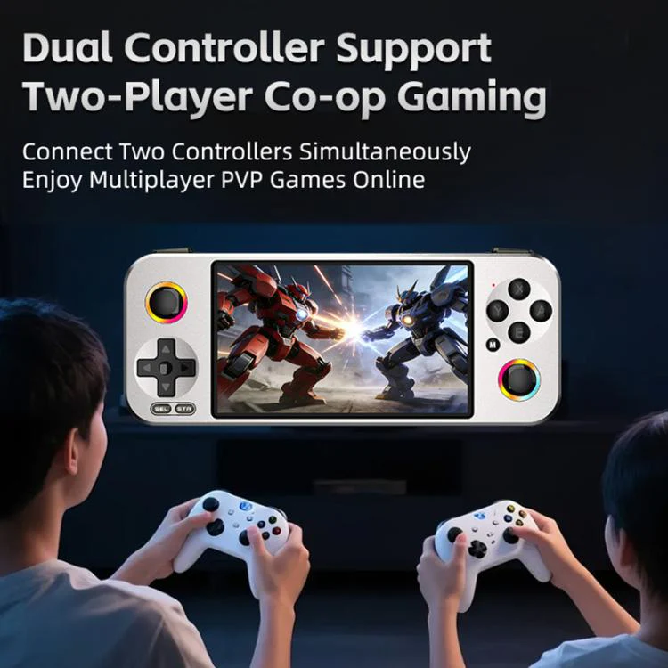 G36 4.5-inch IPS OLED Handheld Game Console Supports 23+ Emulators, External TF card:16G(Silver) - Image 11