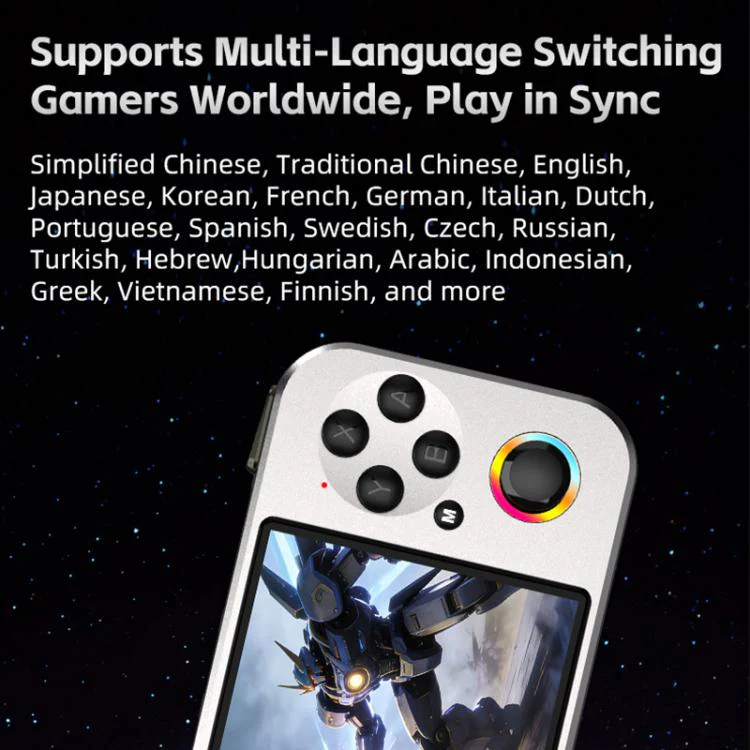 G36 4.5-inch IPS OLED Handheld Game Console Supports 23+ Emulators, External TF card:16G(Silver) - Image 7