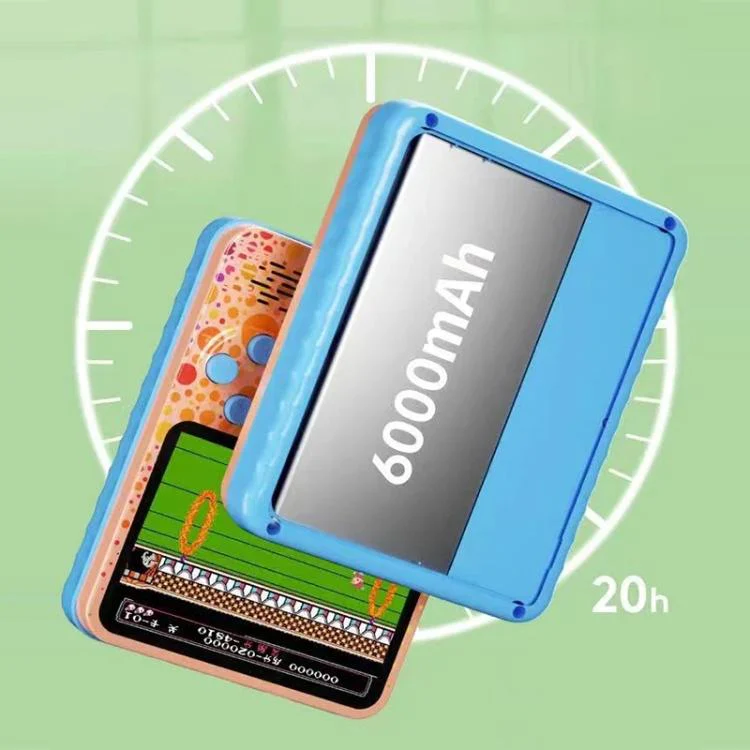 G6 3.5 Inch Screen Handheld Game Console Video Gaming Machine for Kids, Model:Double(Blue) - Image 6