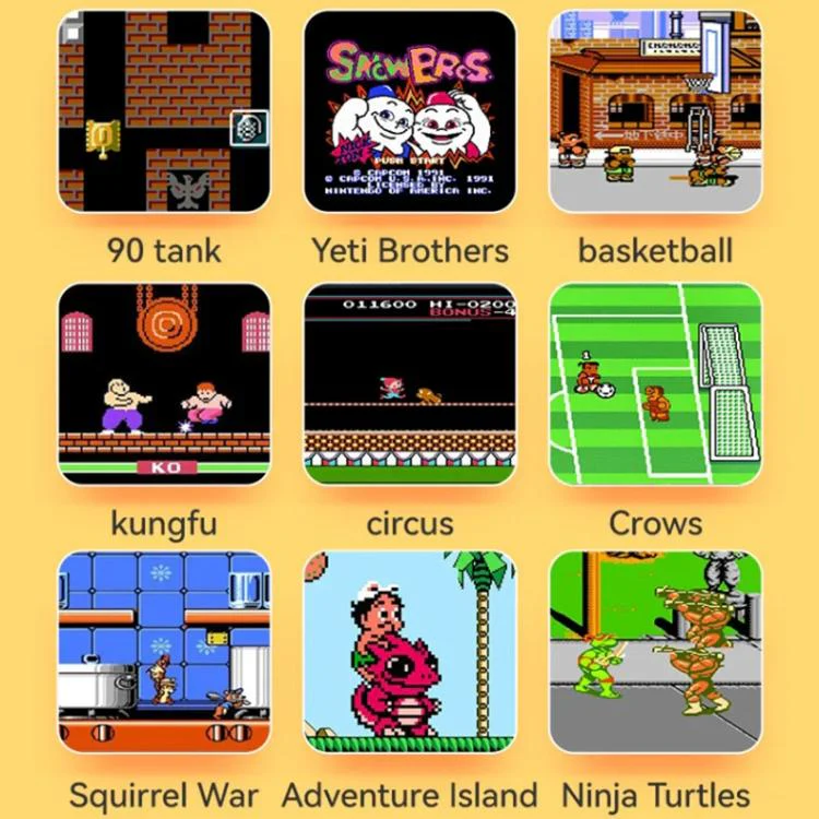 G7 3.5 inch Screen Portable Retro Nostalgic Games Console Built-in 666 Games, Model:Double(Grey) - Image 5