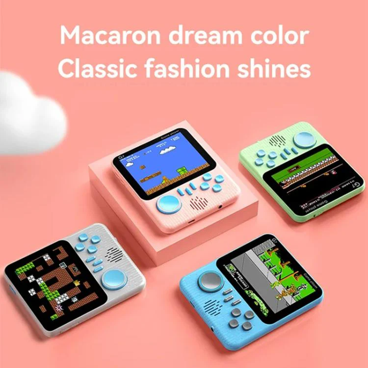 G7 3.5 inch Screen Portable Retro Nostalgic Games Console Built-in 666 Games, Model:Double(Grey) - Image 8