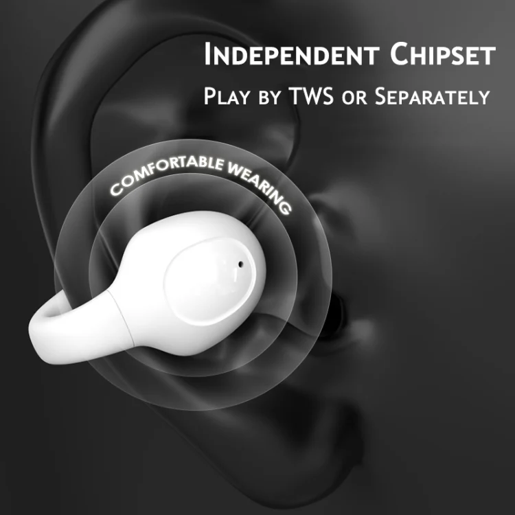 G91 Ear Clip Bone Conduction TWS Noise Reduction Bluetooth Earphone(Green) - Image 6