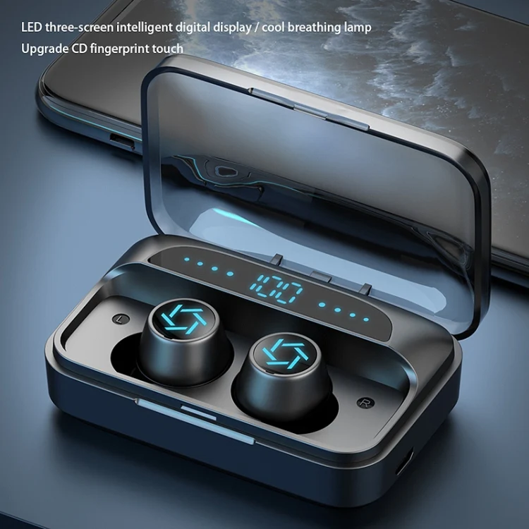 Galante S15 Bluetooth 5.0 True Wireless Bluetooth Earphone with Charging Box (White) - Image 6