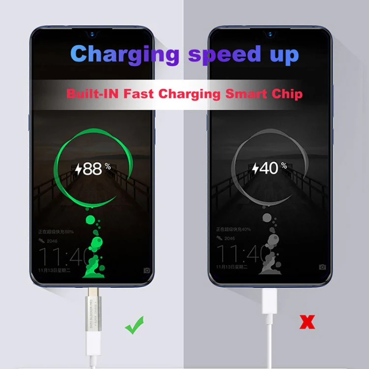 GE07 USB-C / Type-C Data Blocker Fast Charging Connector(Grey) - Image 6