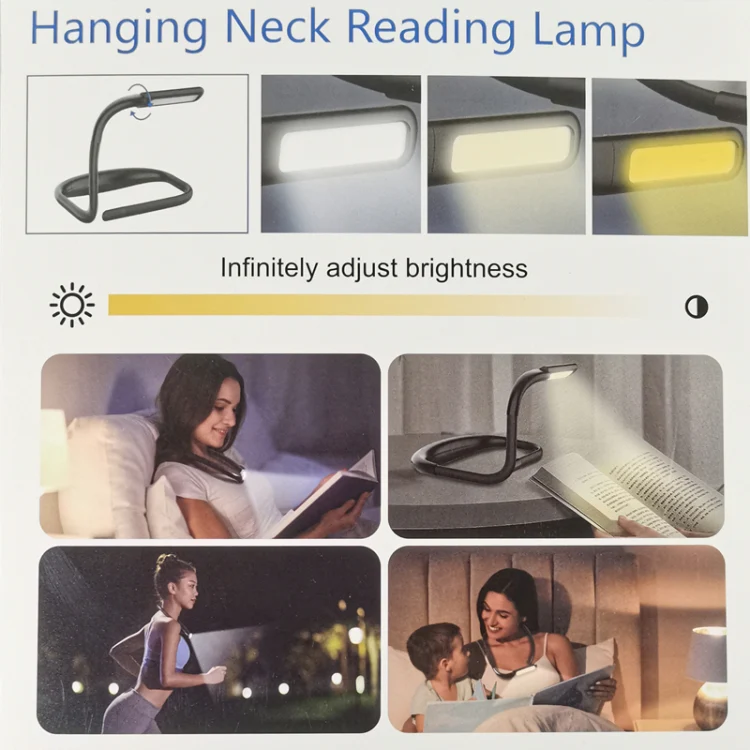 GH-8 USB Hanging Neck Lamp Table Lamp Night Light(White) - Image 5