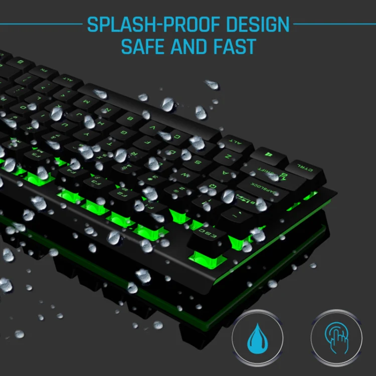 GK60 Metal Panel Dazzling Competitive Keyboard(White) - Image 4