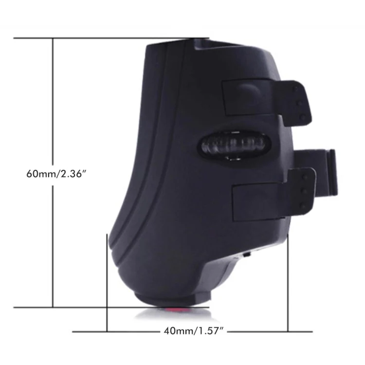 GM306 2.4GHz Wireless Finger Lazy Mice with USB Receiver(Black) - Image 3