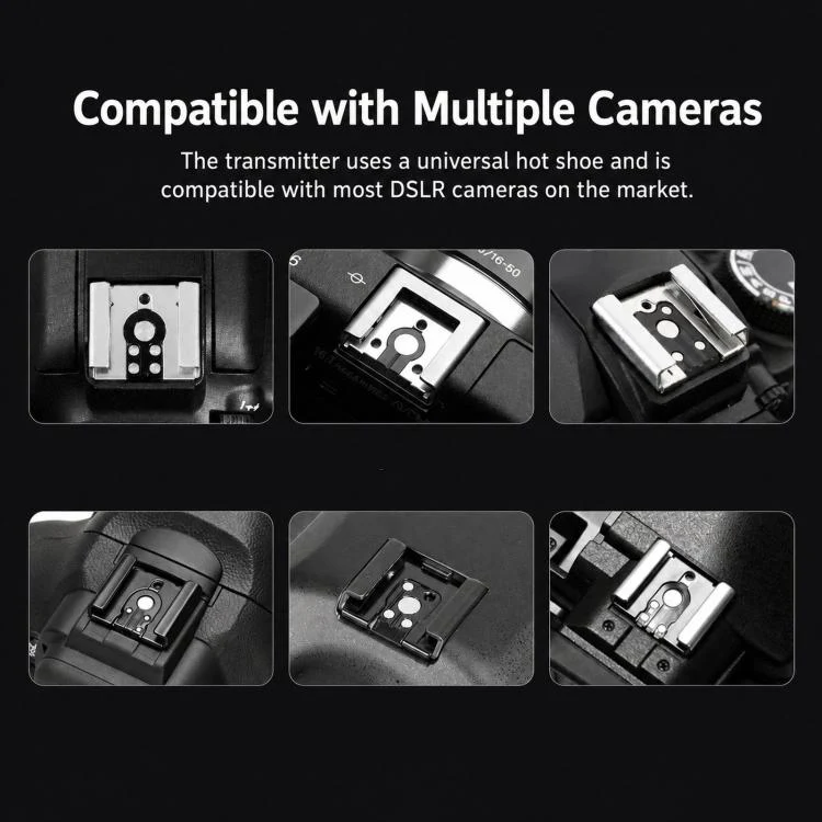 Godox AT-16 Wireless Trigger 16-Channel Flash Receiver Universal Camera Trigger, Spec: Transmitter+2 Receiver - Image 3