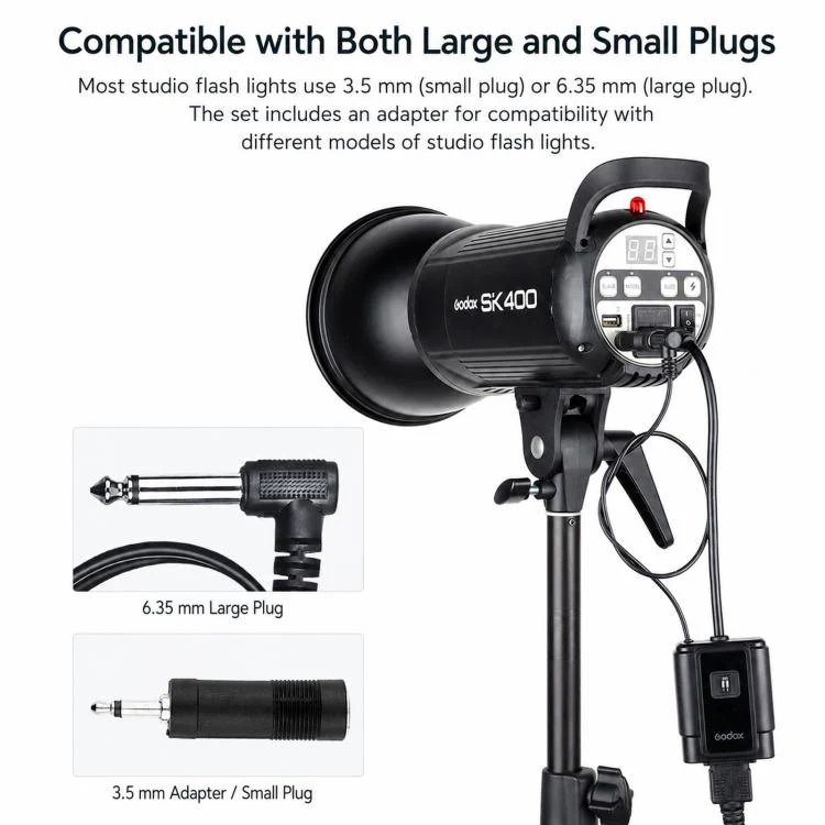 Godox DM16 Camera Flash Sync Universal Wireless Trigger For DSLR Cameras, Spec: Transmitter+2 Receiver - Image 6