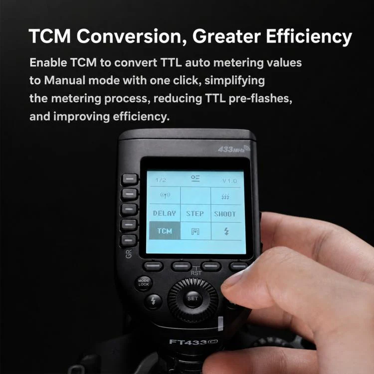 Godox FT433 C For Canon Version 2-Piece Set High-Speed Trigger System DSLR Hot Shoe Flash Transmitter+Receiver - Image 5
