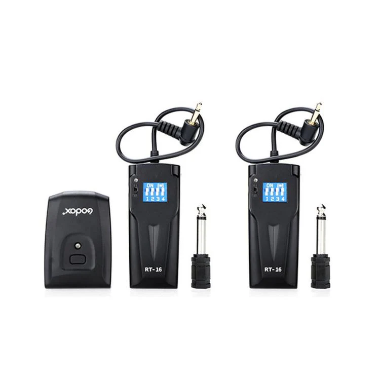 Godox RT16 Flash Trigger Studio Light Photography Light DSLR Camera Remote Control Wireless Sync Trigger, Spec: Transmitter+2 Receiver