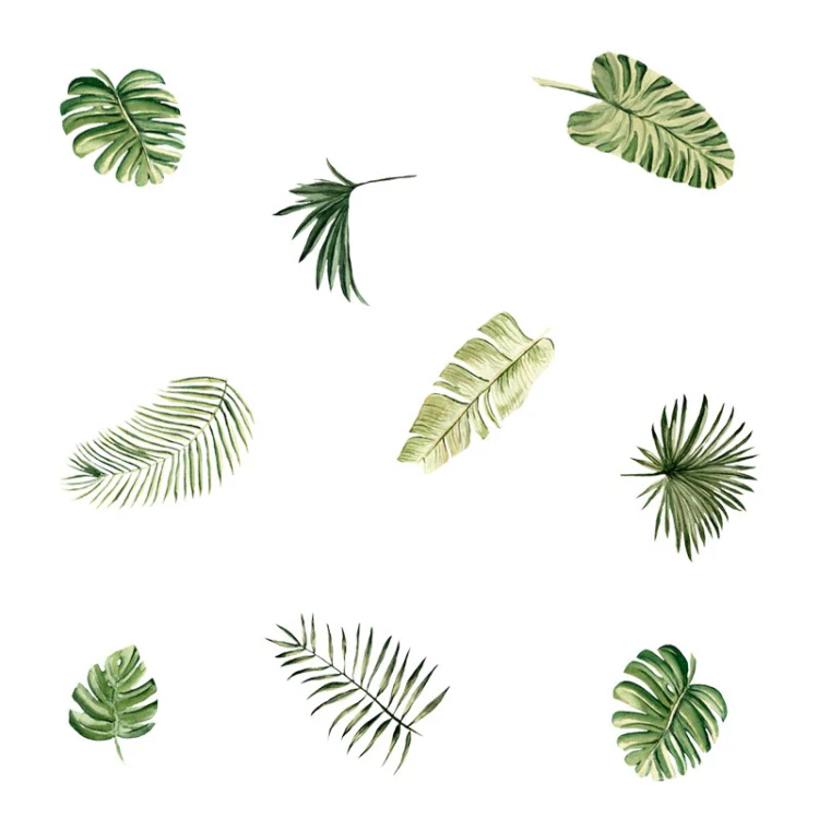 Green Leaf Kindergarten Environment Layout Decorative Wall Stickers(FX-F010) - Image 6