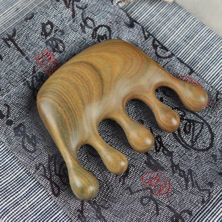 Green Sandalwood Massage Comb(8x6cm) - Image 2