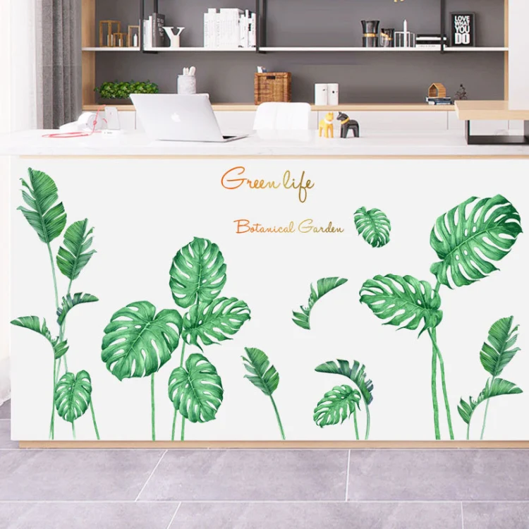 Green Vegetation Home Decoration Self-adhesive Wall Stickers - Image 5
