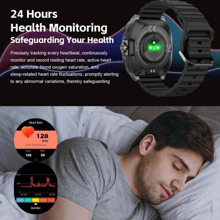 GT99 1.53-inch Display 2-in-1 Smart Sports Watch TWS Bluetooth Earphones(Black) - Image 11