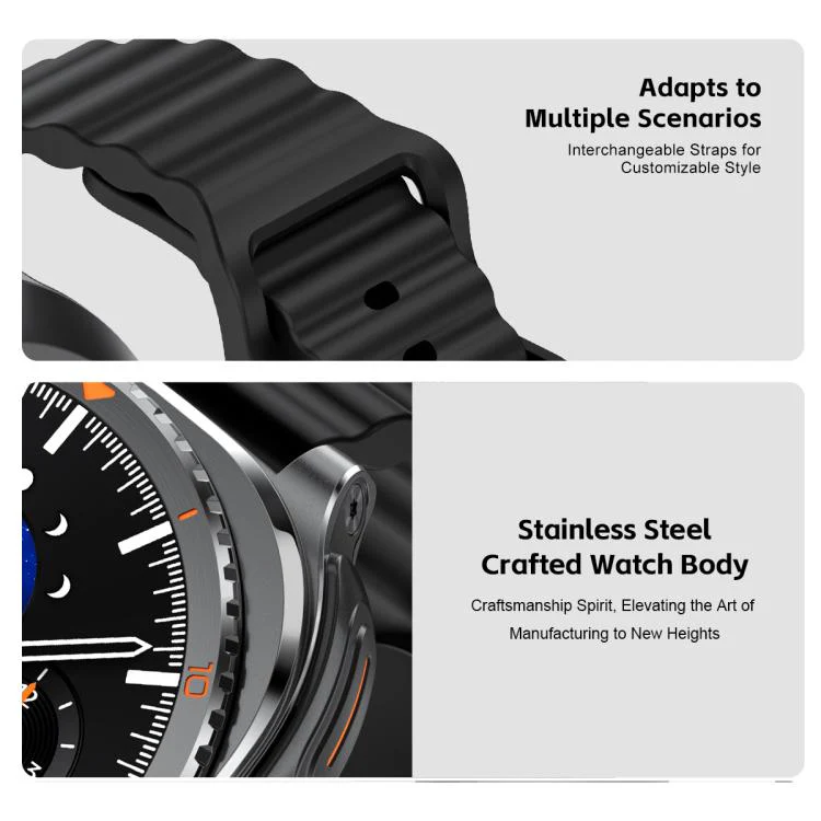 GT99 1.53-inch Display 2-in-1 Smart Sports Watch TWS Bluetooth Earphones(Black) - Image 7