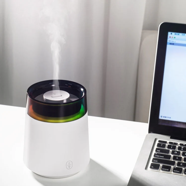 H10 Home Portable Office Aromatherapy Diffuser Running Horse Night Light Large Fog Humidifier(White) - Image 2