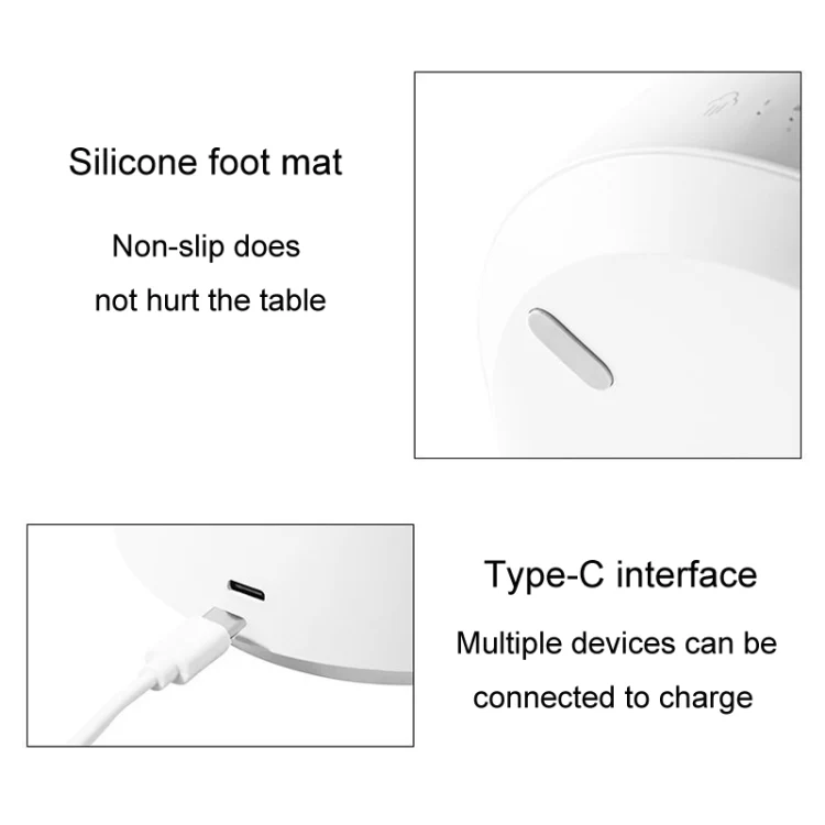 H10 Home Portable Office Aromatherapy Diffuser Running Horse Night Light Large Fog Humidifier(White) - Image 5