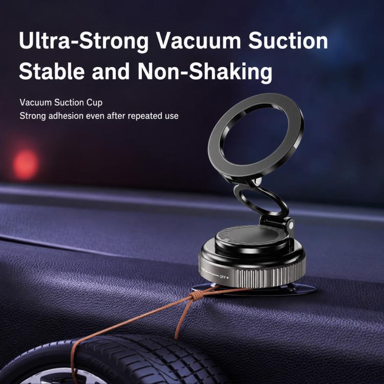 H28 360-Degree Rotating Foldable Car Phone Holder(Black) - Image 8