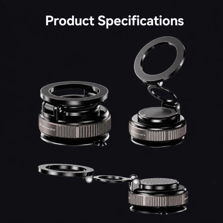 H28 360-Degree Rotating Foldable Car Phone Holder(Black) - Image 9