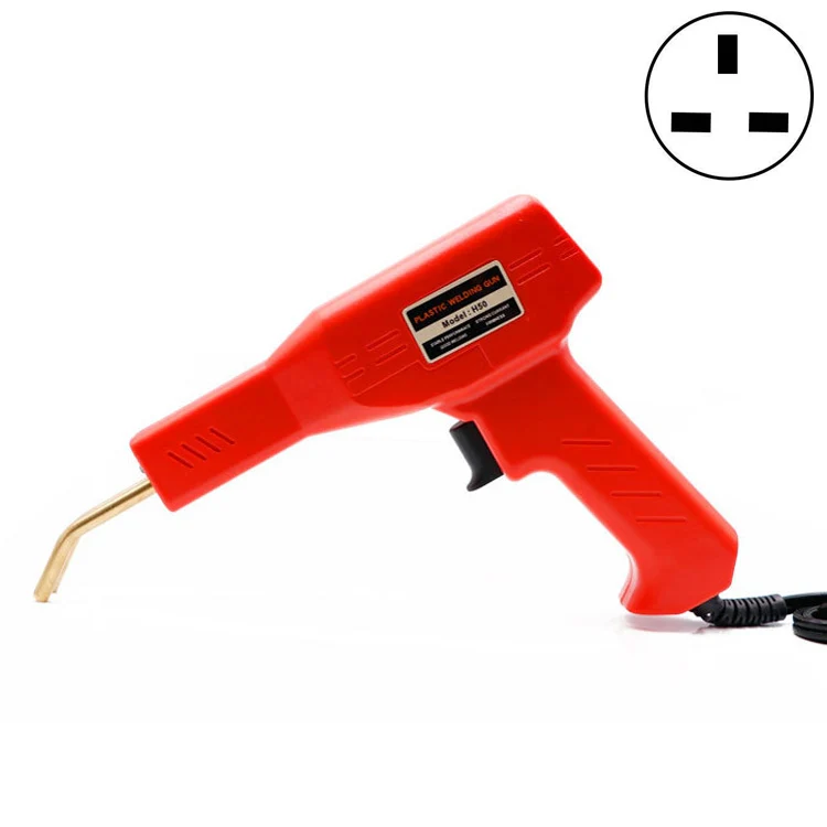 H50 Car Bumper Crack Repair Welding Machine Plastic Welding Nail Artifact, UK Plug(Red)