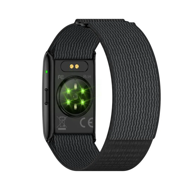 H59max+ Screenless BT Smart Bracelet Nylon Strap, Support Incoming Call Reminder / AI Health Report(Black) - Image 4