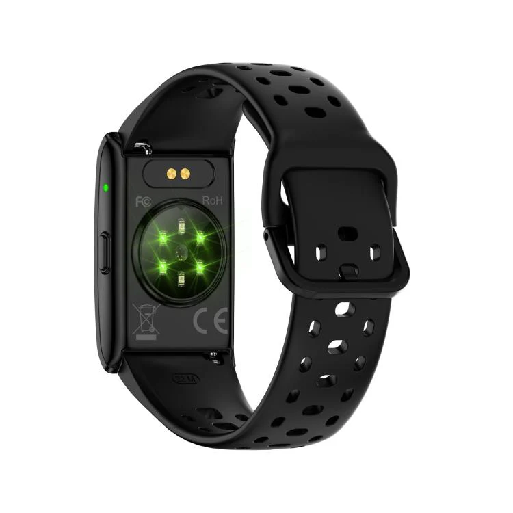 H59max+ Screenless BT Smart Bracelet Silicone Strap, Support Incoming Call Reminder / AI Health Report(Black) - Image 4